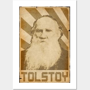 Leo Tolstoy Retro Propaganda Posters and Art
